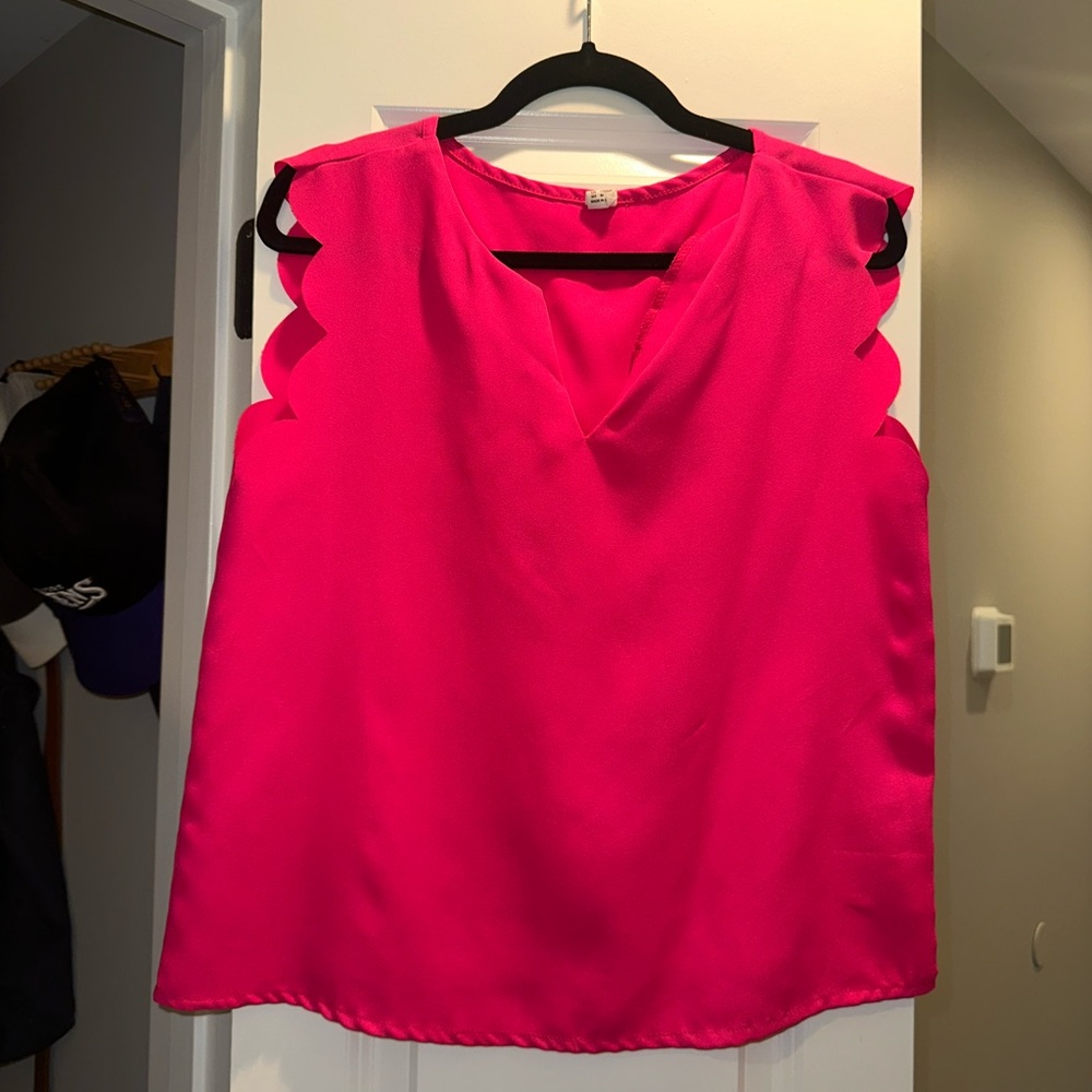 Women's Pink Sleeveless Top -Moving Sale - Everything Must Go - ACCEPTING OFFERS